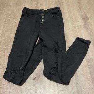 American Eagle Stretch Denim Ripped Jeans